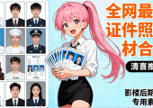 证件照素材合集,近40GB素材文件,涵盖男女儿童结婚、海马体、形象照、五官全套素材